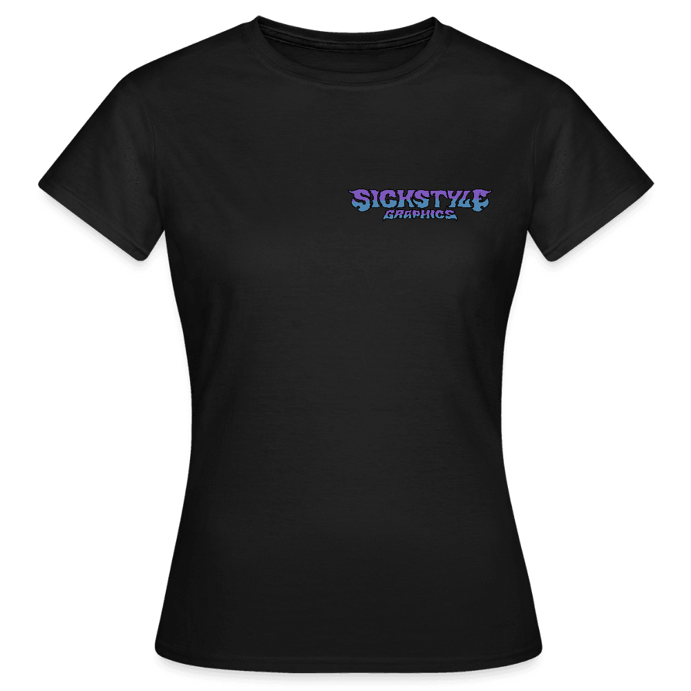 „Escape the ordinary“ - Damen T-Shirt - Schwarz