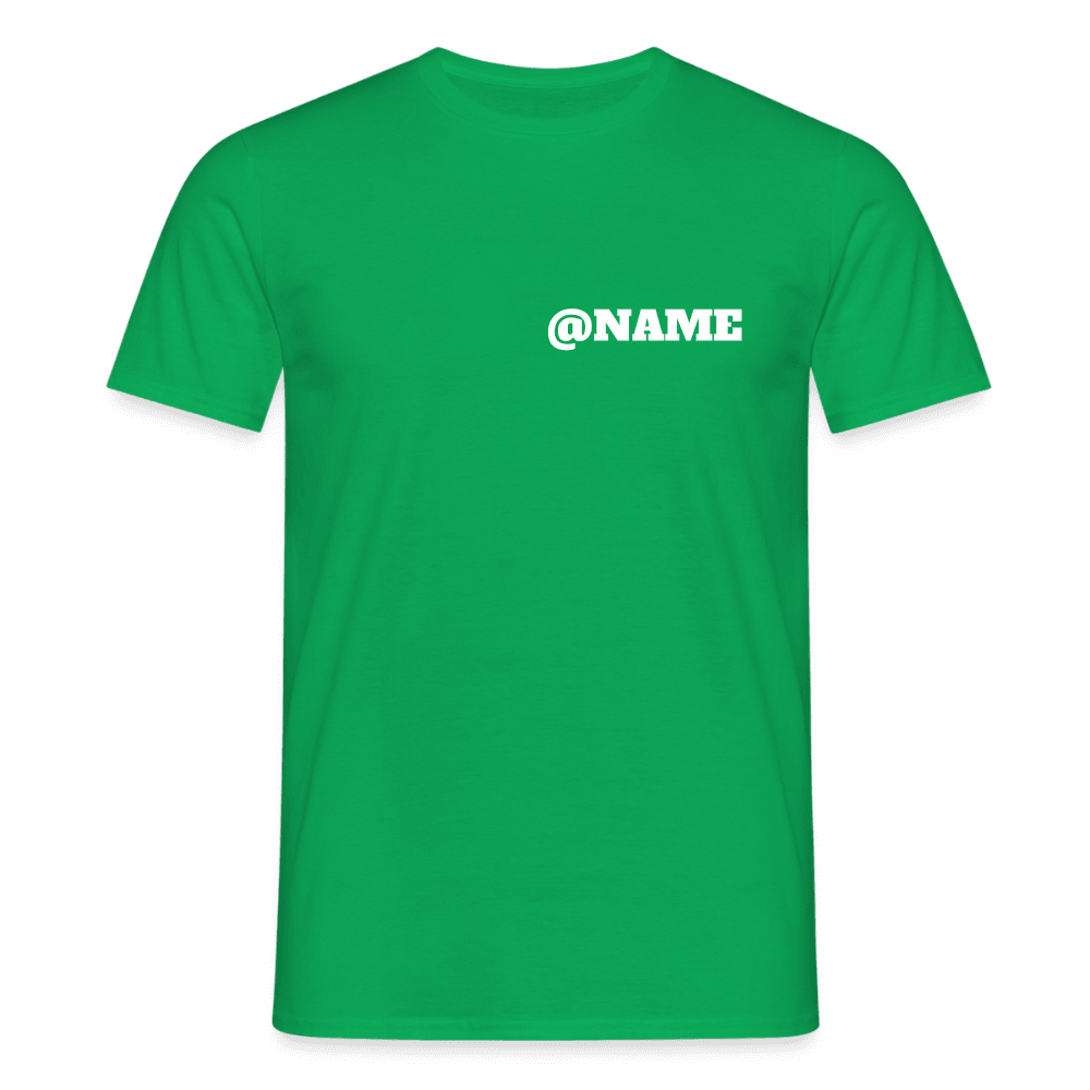 „Custom Instagram Name“ - Herren T-Shirt - Kelly Green