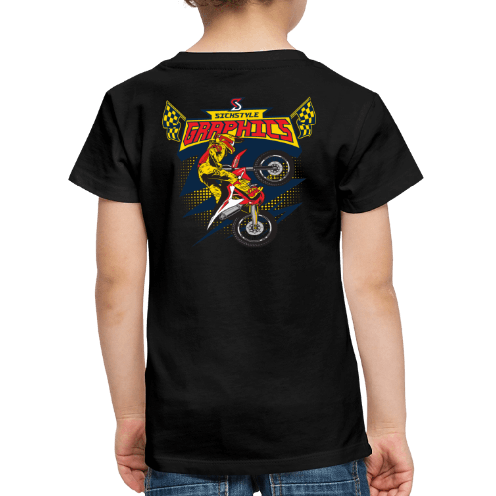 „Send it“ - Kids T-Shirt - Schwarz