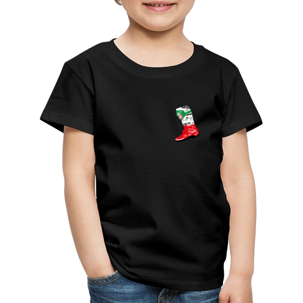 „Italy Roadtrip“ - Kids T-Shirt - Schwarz