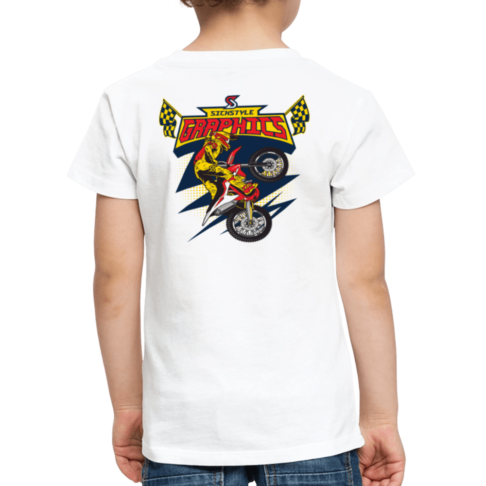 „Send it“ - Kids T-Shirt - Weiß
