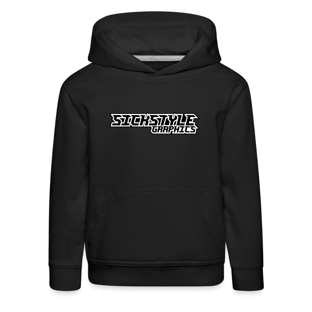 „Basic“ - Kids Hoody - Schwarz