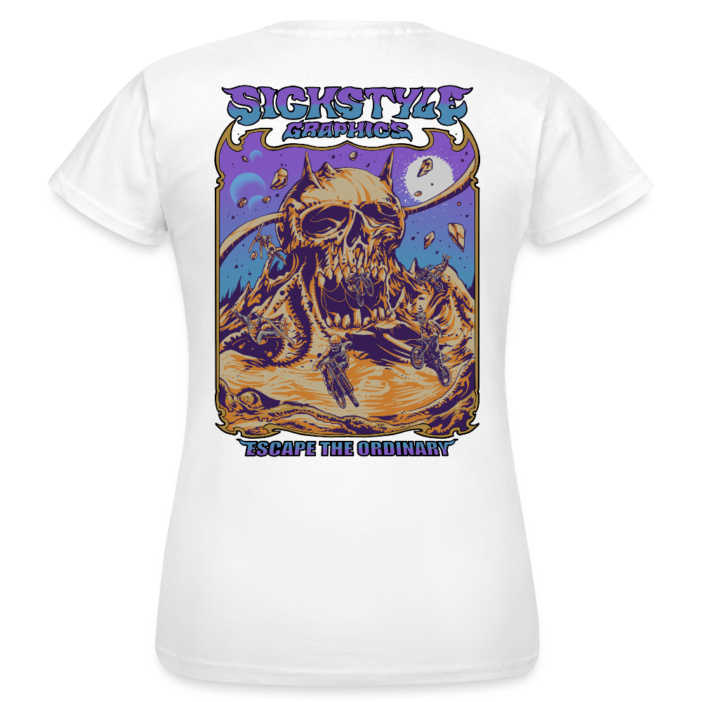 „Escape the ordinary“ - Damen T-Shirt - Weiß