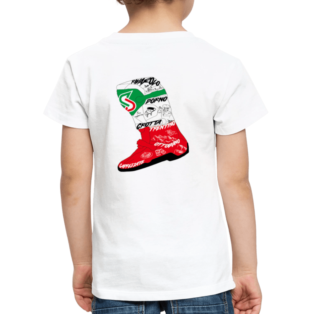 „Italy Roadtrip“ - Kids T-Shirt - Weiß