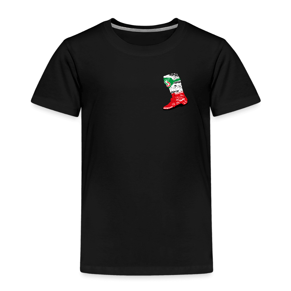 „Italy Roadtrip“ - Kids T-Shirt - Schwarz