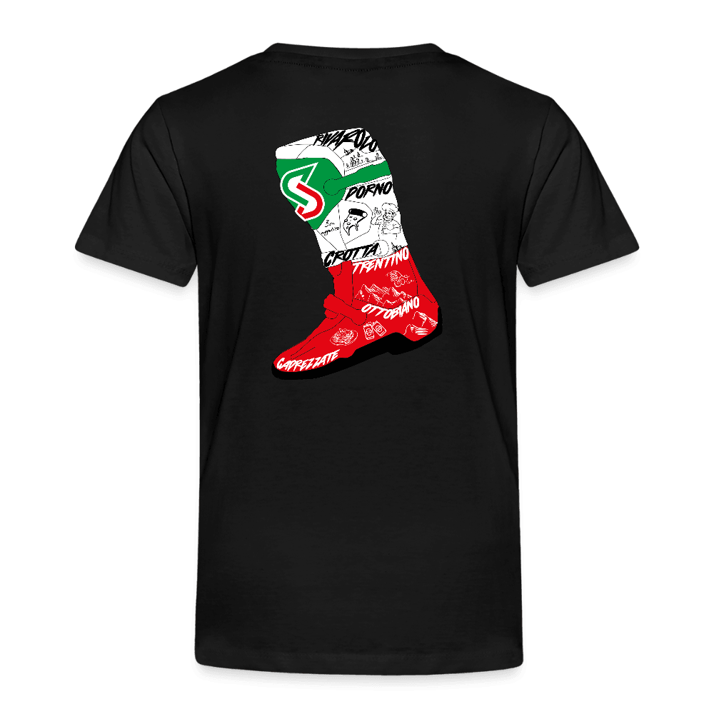 „Italy Roadtrip“ - Kids T-Shirt - Schwarz