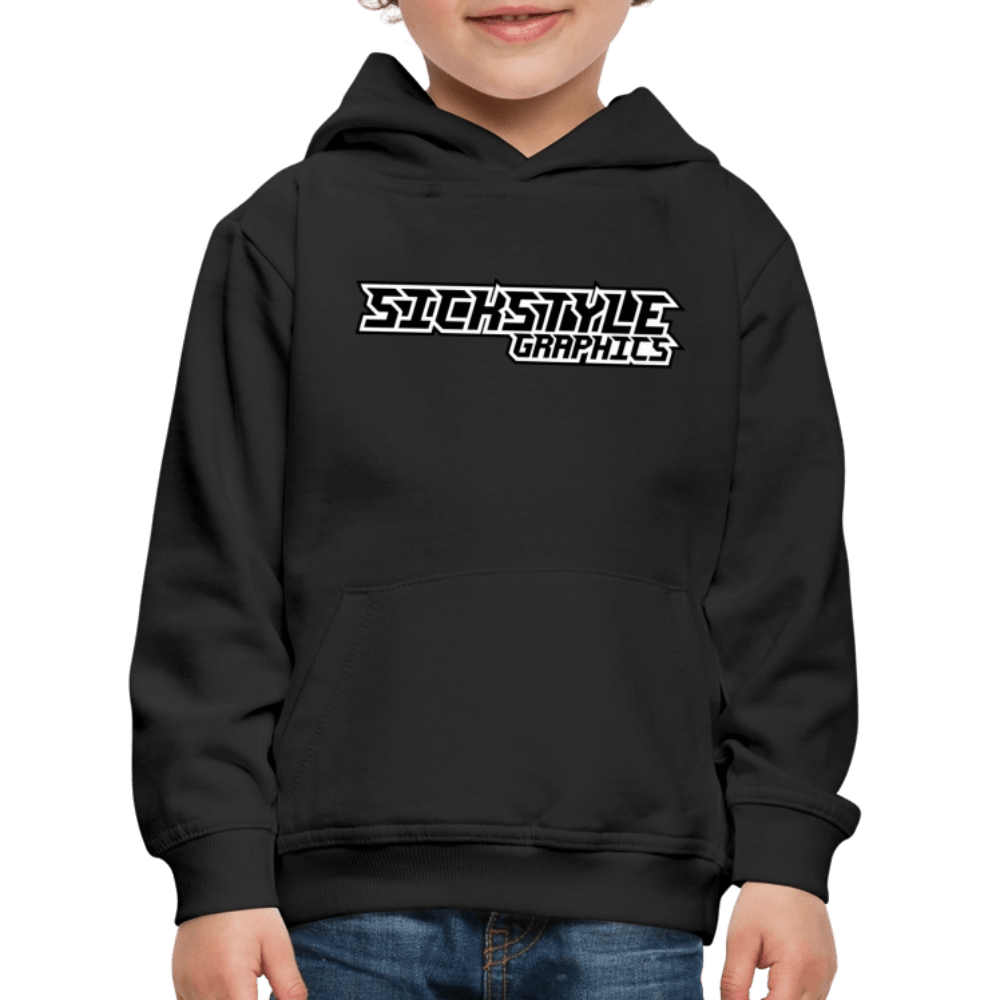 „Basic“ - Kids Hoody - Schwarz