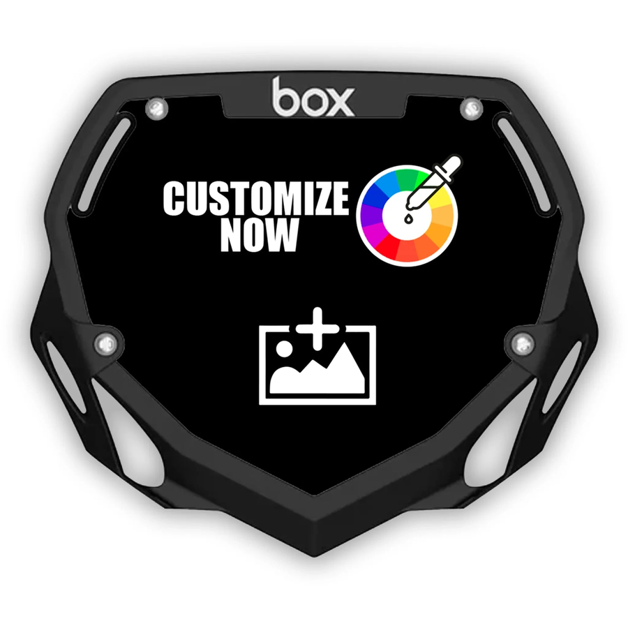 BOX Numberplate Aufkleber für dein BMX gestalten – Produktbeispiel