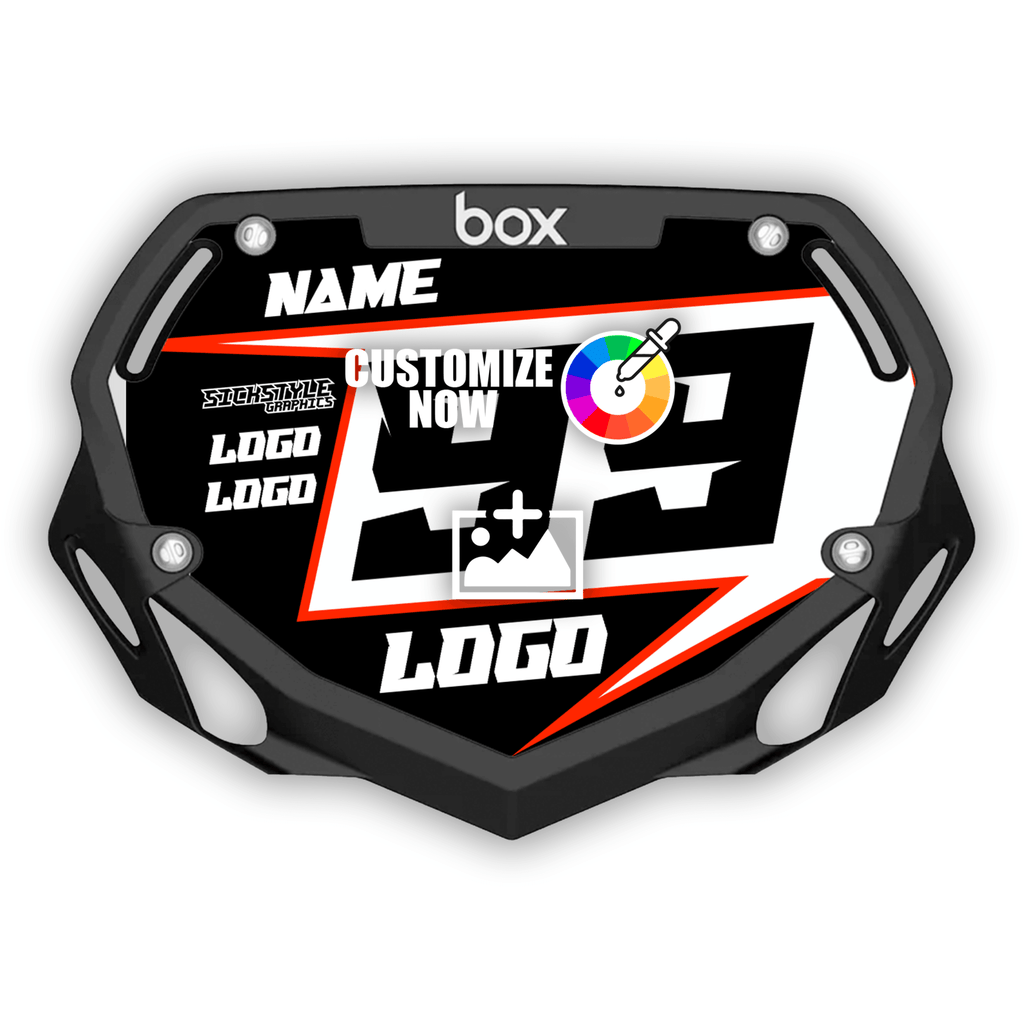 Kids Box Numberplate sticker im Belfast Design