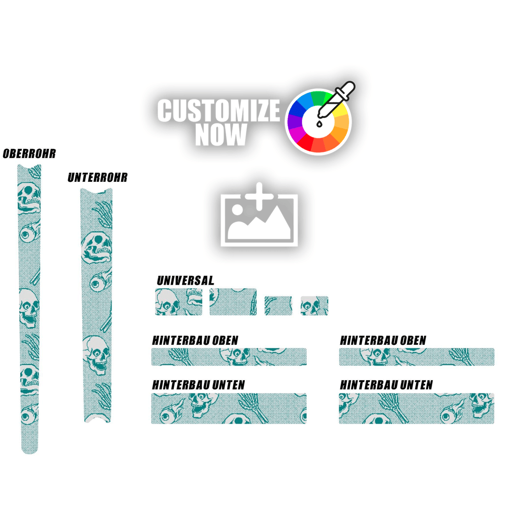 Custom Frameguard Sticker - Skelett - Sickstyle Graphics
