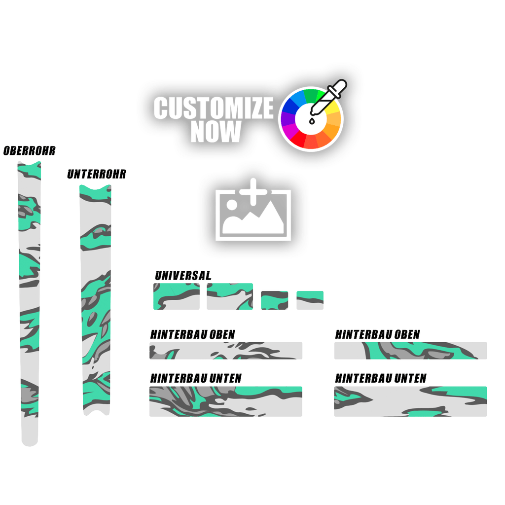 Custom Frameguard Sticker - Tiger Camo - Sickstyle Graphics