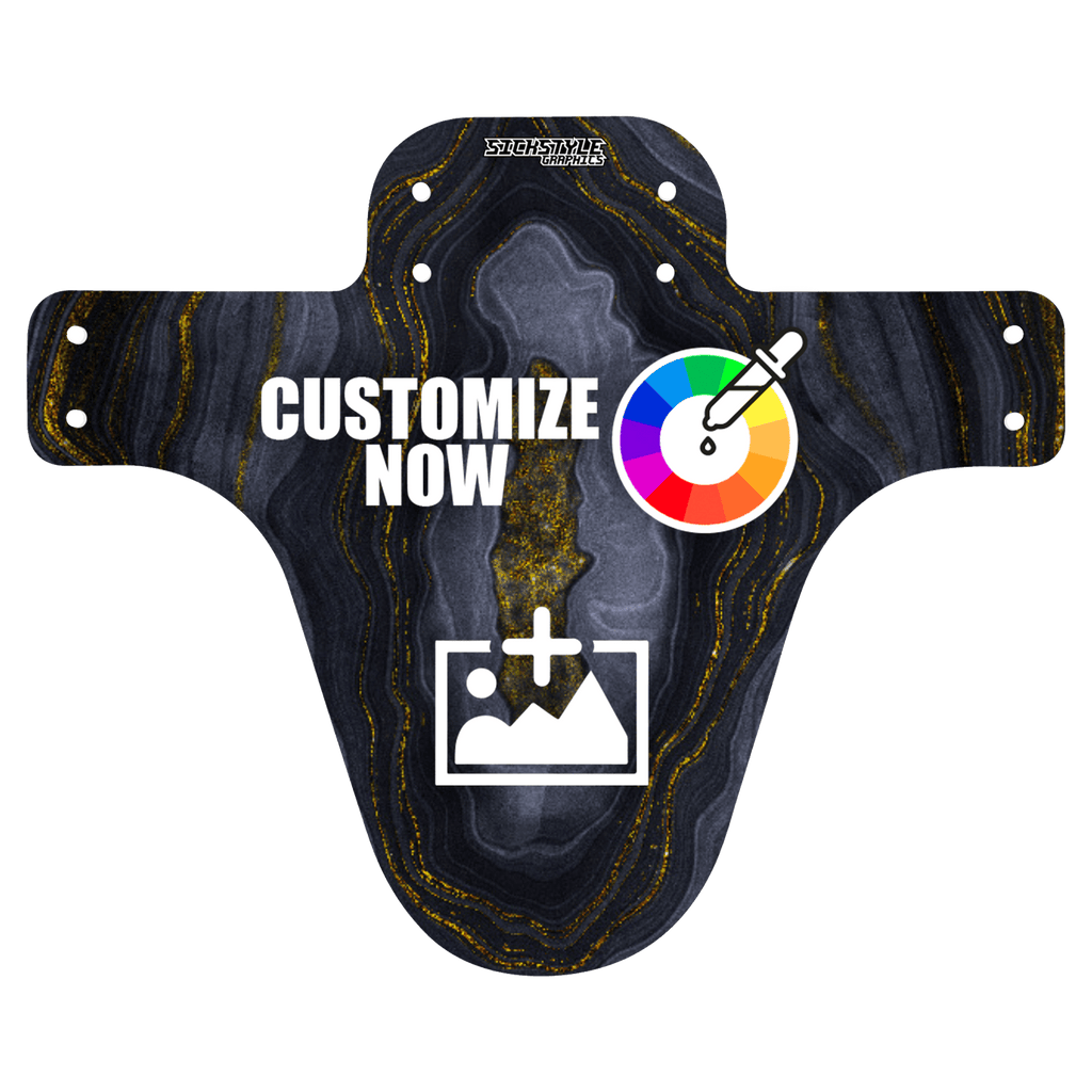 MTB Mudguard im gold Design