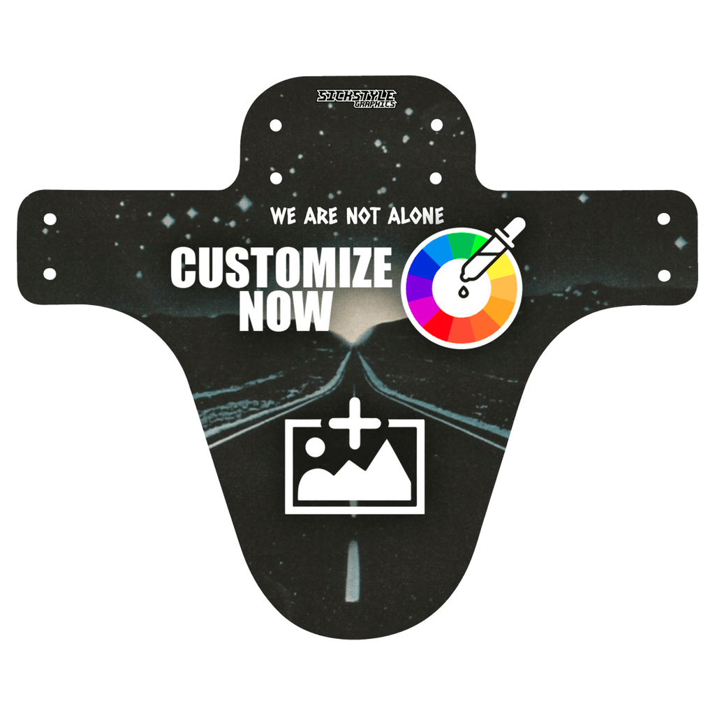 MTB Mudguard im Wearenotalone Design