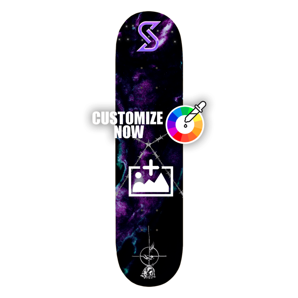 Custom Skateboard Sticker - Miley - Sickstyle Graphics