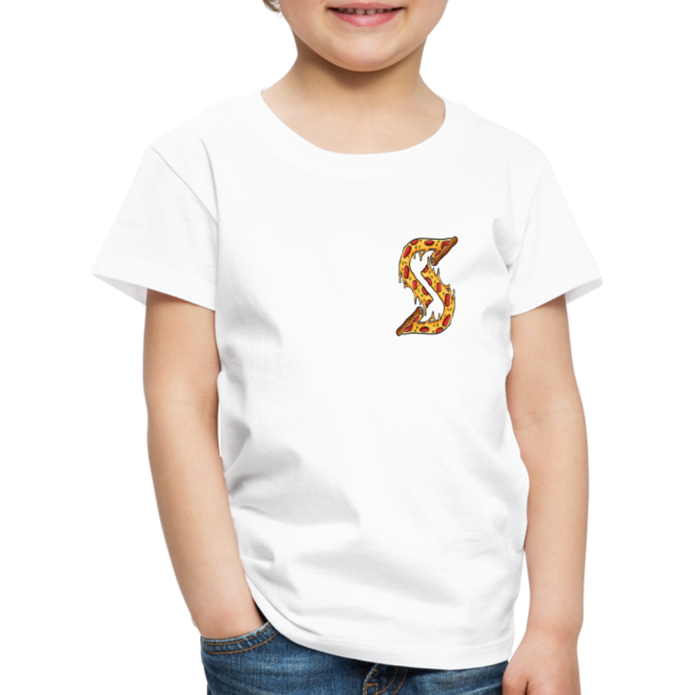 „Pizza Slice“ - Kids T-Shirt - weiß