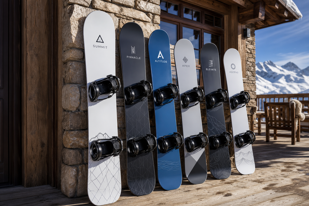 Gebrandete Ski & Snowboards als Firmen-Werbeartikel & Event-Highlight