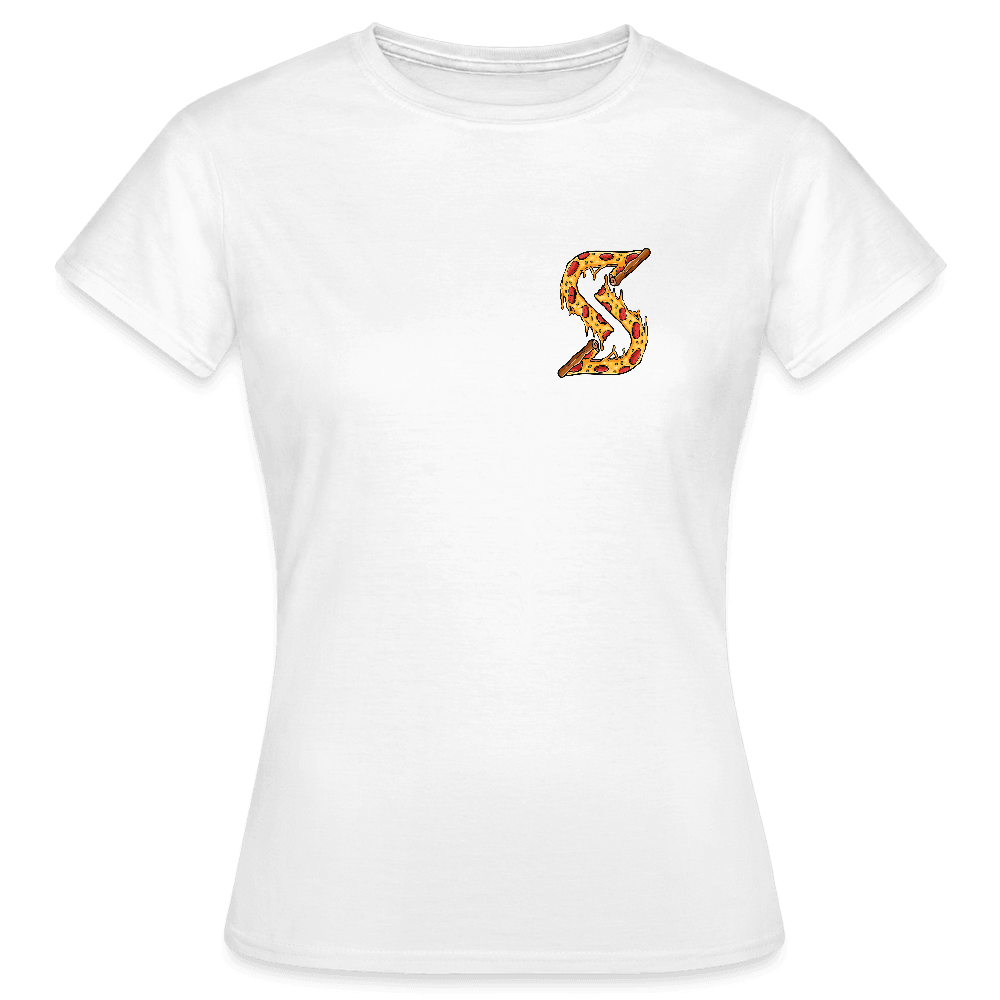„Pizza Slice“ - Damen T-Shirt - Weiß