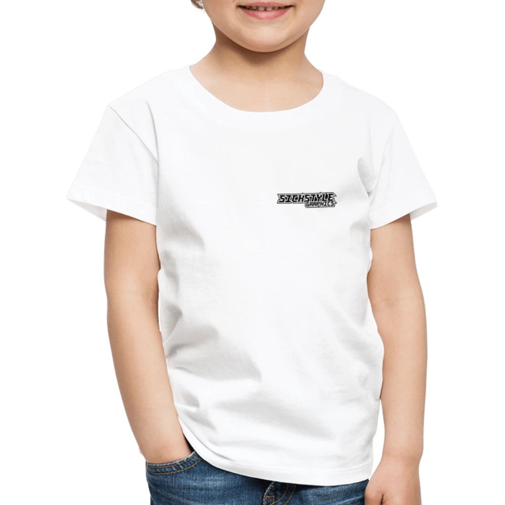 „Sick world“ - Kids T-Shirt - Weiß
