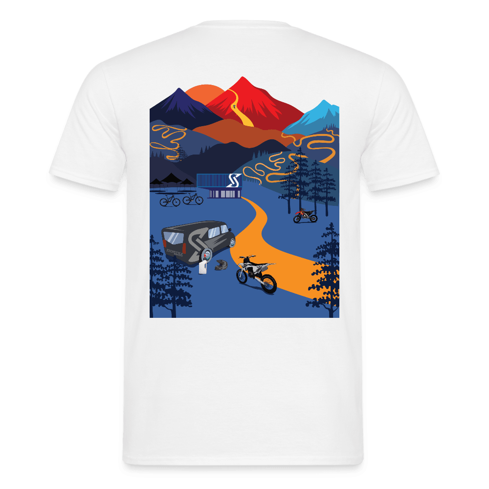 „Sick World“ - Herren T-Shirt - Weiß