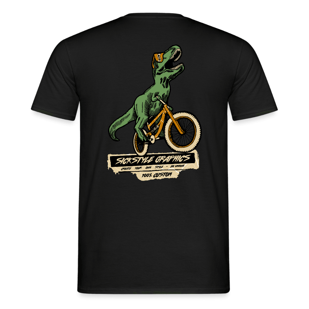 „T-Rex“ - Herren T-Shirt - Schwarz