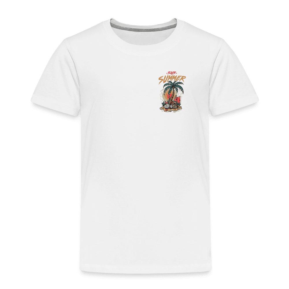 „Sick Summer“ - Kids T-Shirt - Weiß