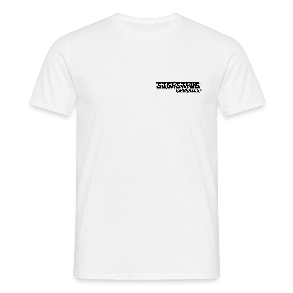 „Sick World“ - Herren T-Shirt - Weiß