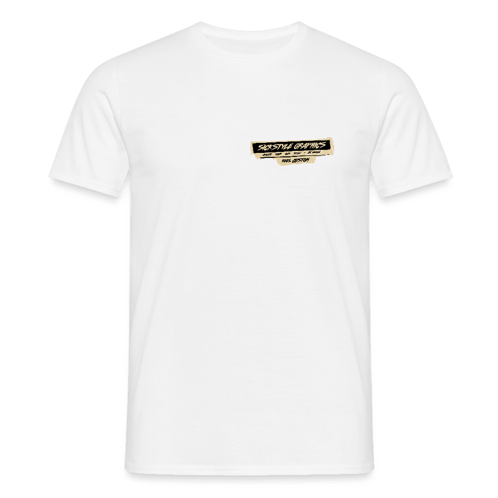 „T-Rex“ - Herren T-Shirt - Weiß
