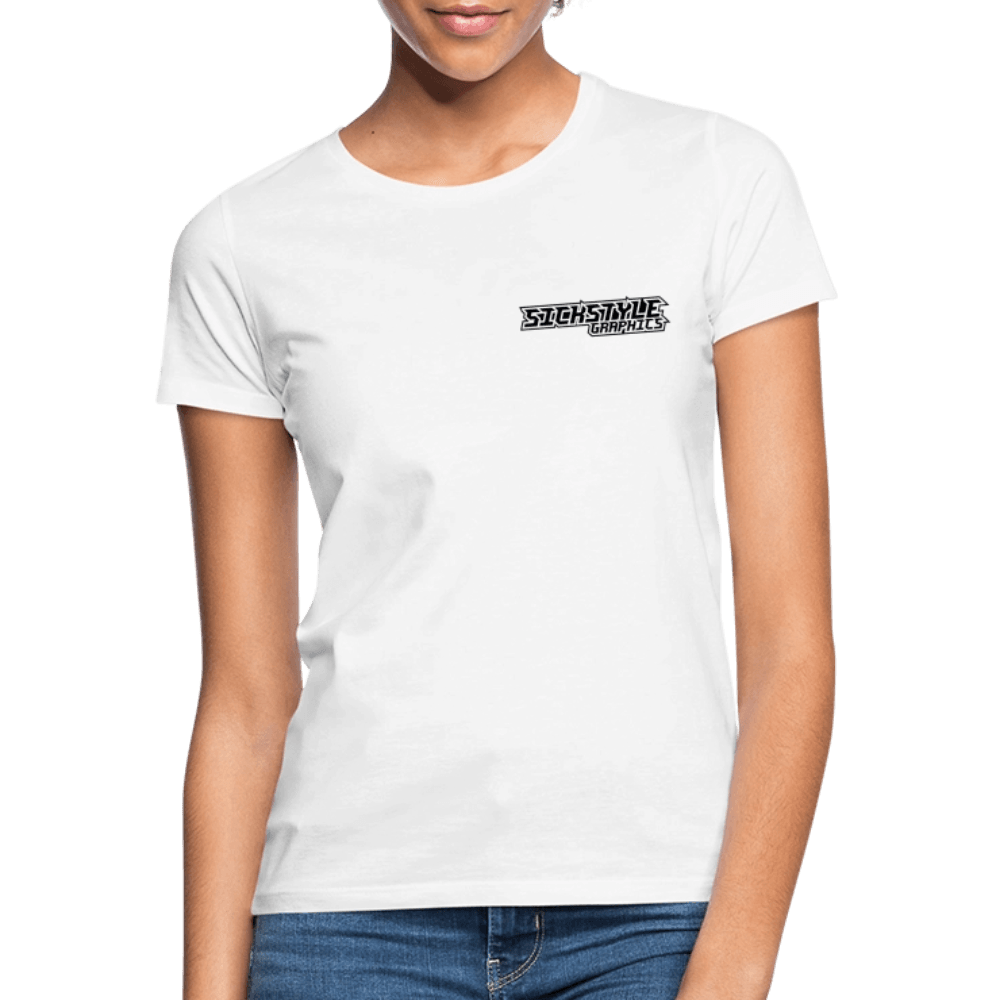 „Sick world“ - Damen T-Shirt - Weiß