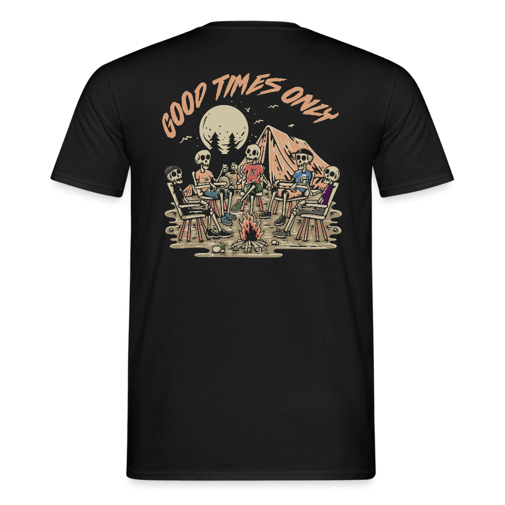 „Good times only“ - Herren T-Shirt - Schwarz