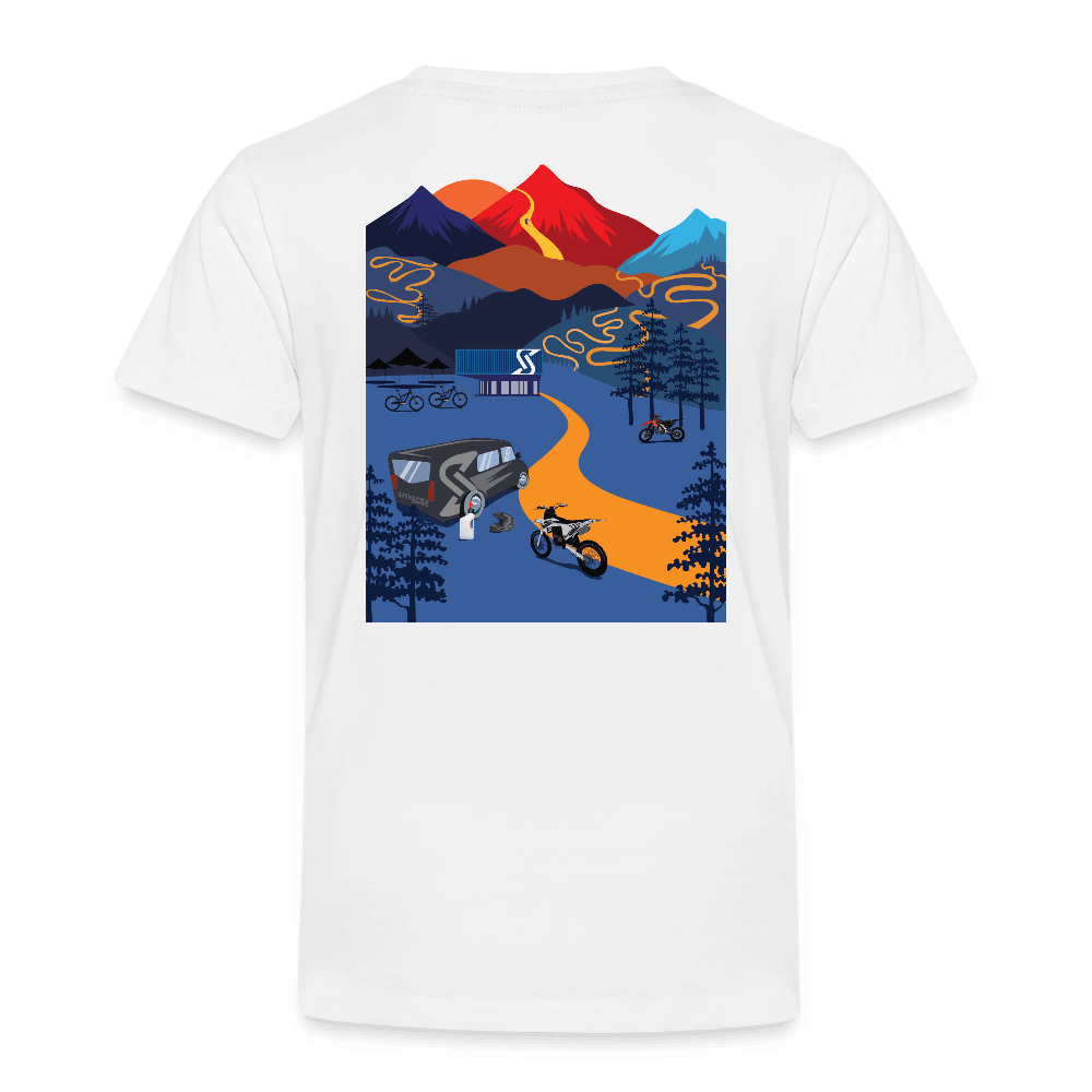 „Sick world“ - Kids T-Shirt - Weiß