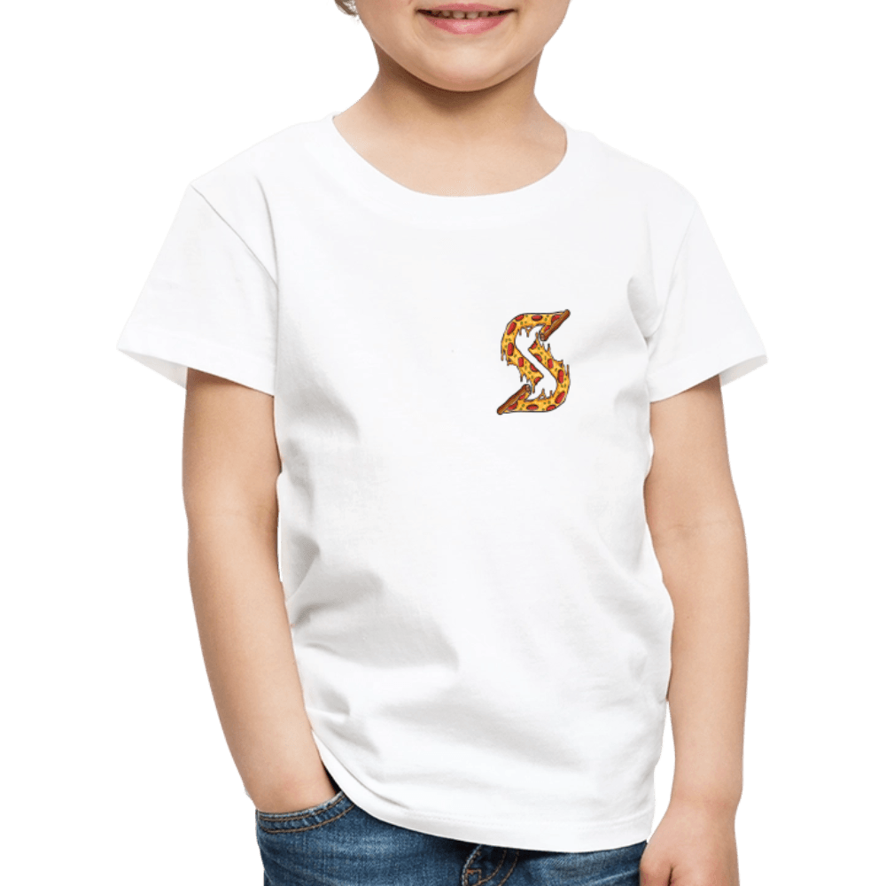 „Pizza Slice“ - Kids T-Shirt - Weiß