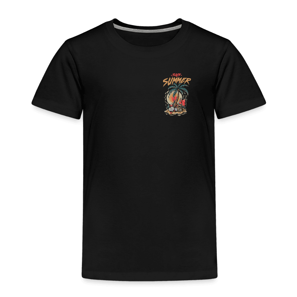 „Sick Summer“ - Kids T-Shirt - Schwarz