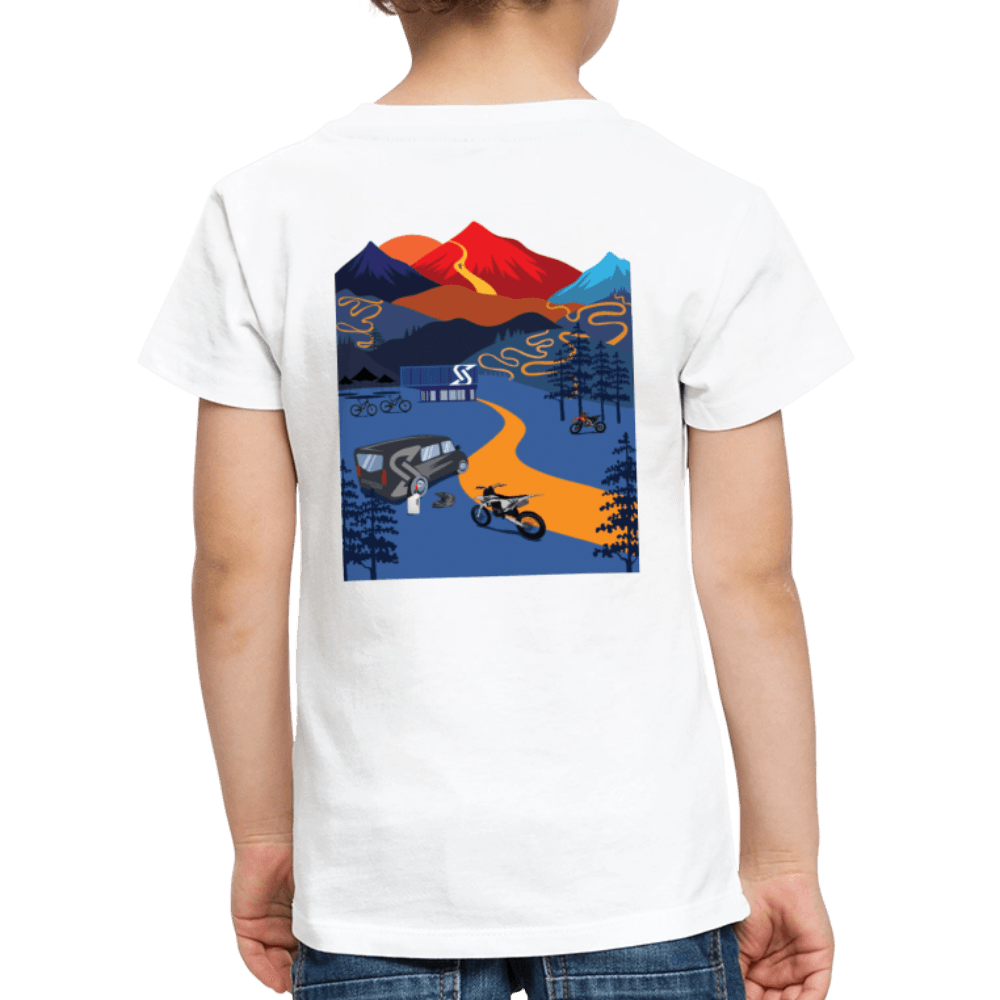 „Sick world“ - Kids T-Shirt - Weiß
