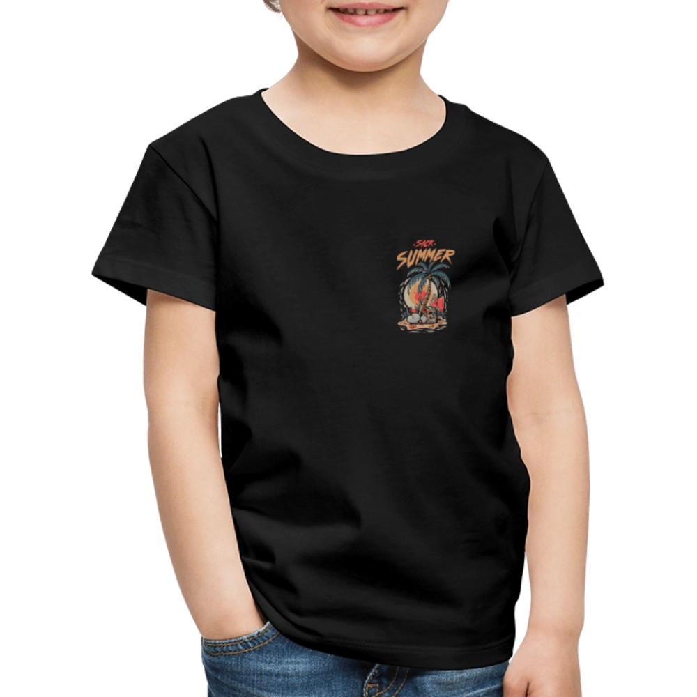 „Sick Summer“ - Kids T-Shirt - Schwarz