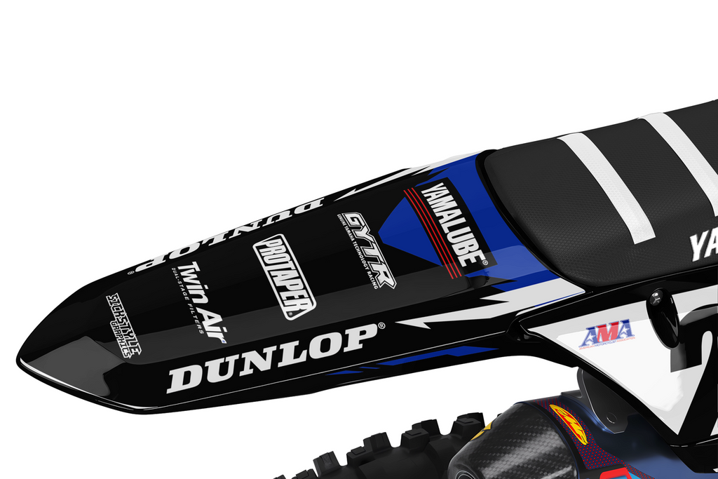 Yamaha YZ avec kit déco motocross Factory Look de Sickstyle Graphics – vue 4