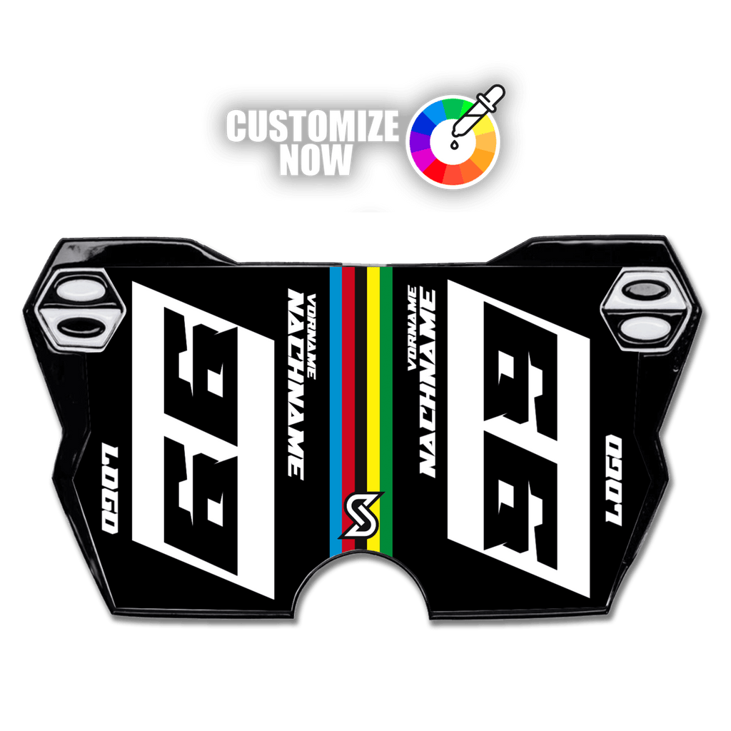 Custom Box Side Plate in Flag design