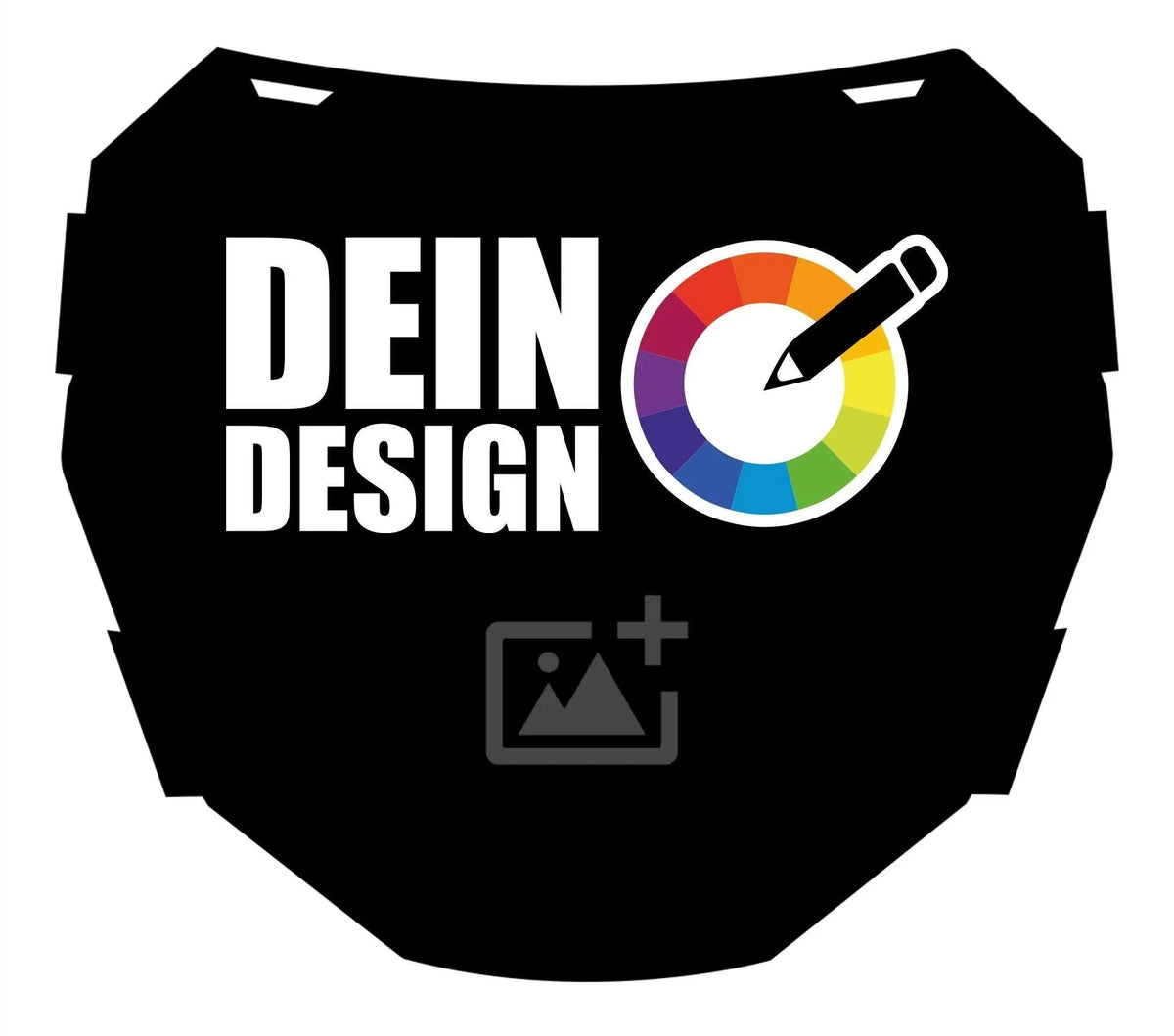 ODI nummerplatta mall med en platshållare för din egen design