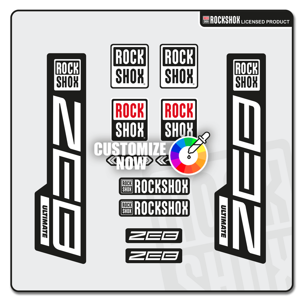 Custom RockShox ZEB Sticker