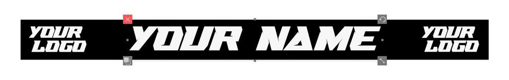 Custom Helm Visier Sticker - 100% Custom