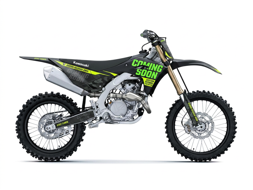 MX Dekor Werx Look – passend für Kawasaki KX, KX-F & KLX | alle Modelle & Baujahre