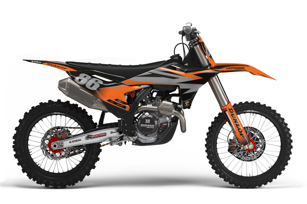 MX Dekor im Factory look passend fuer alle KTM SX und SXF Modelle