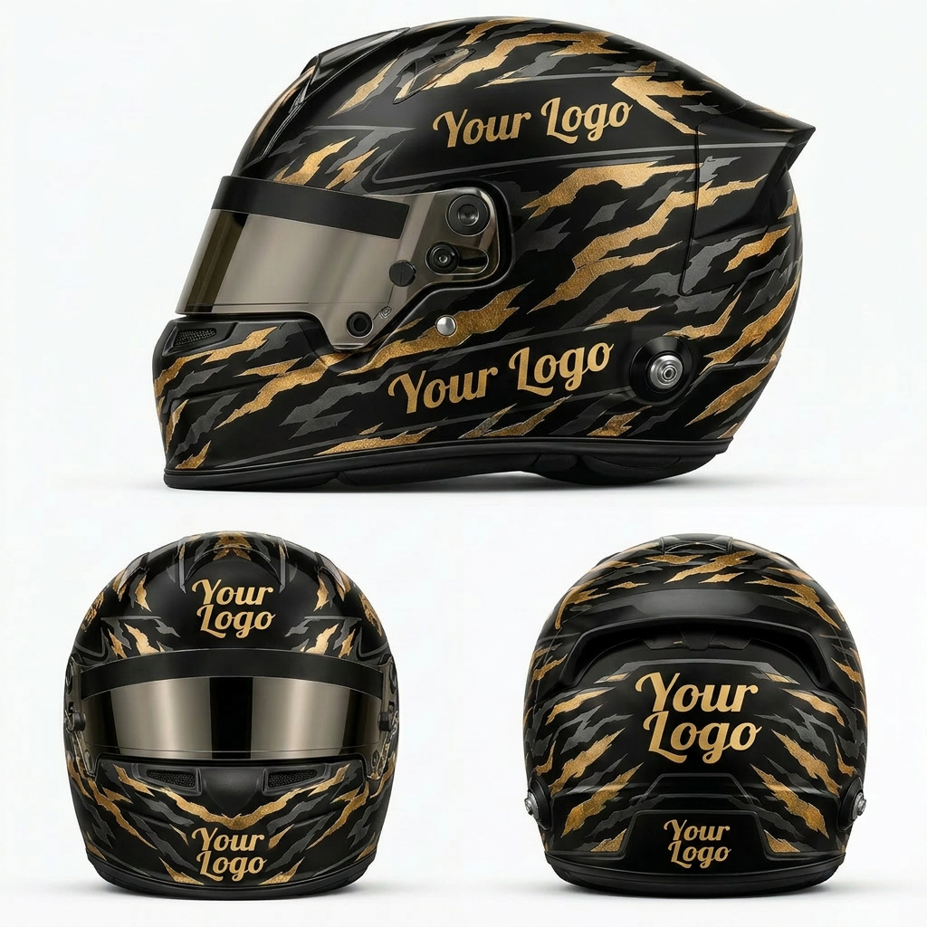 Helm-Aufkleber-Kit „Tiger Lines