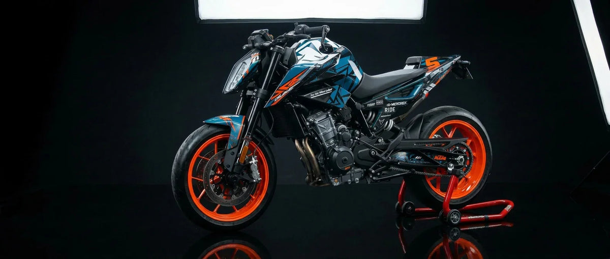 Design view of Sickstyle graphics to fit KTM