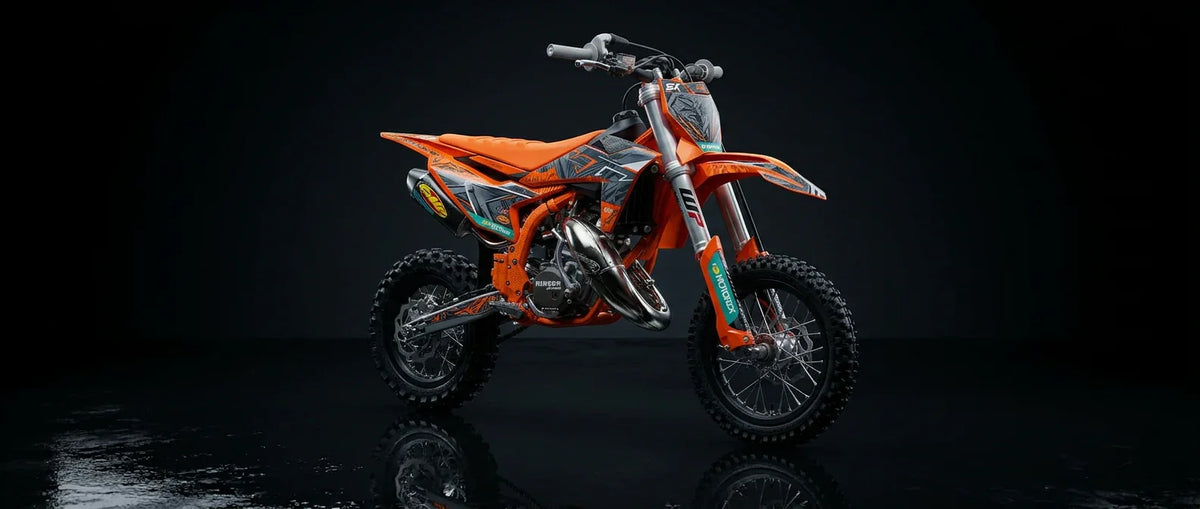Design view of Sickstyle graphics to fit KTM
