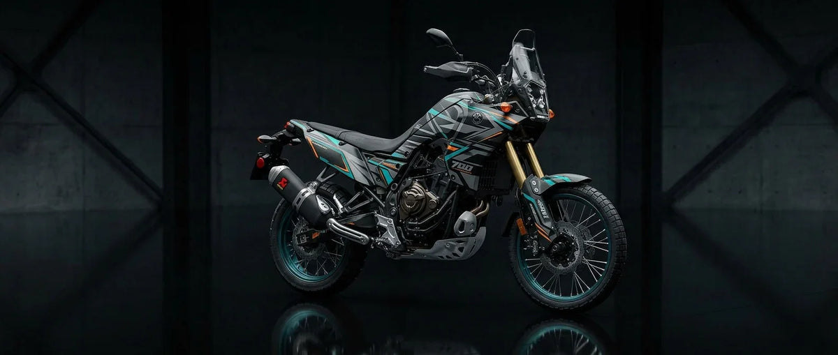 Designvy av Sickstyle-dekaler som passar Yamaha