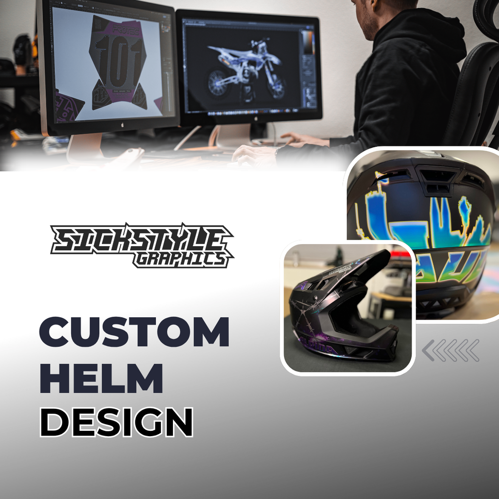 Custom Helm Dekor - Entwurf