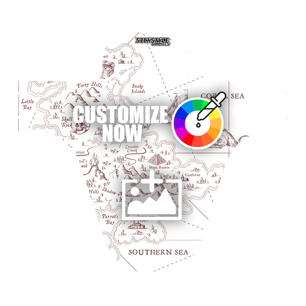 MTB Mudguard im Map Design