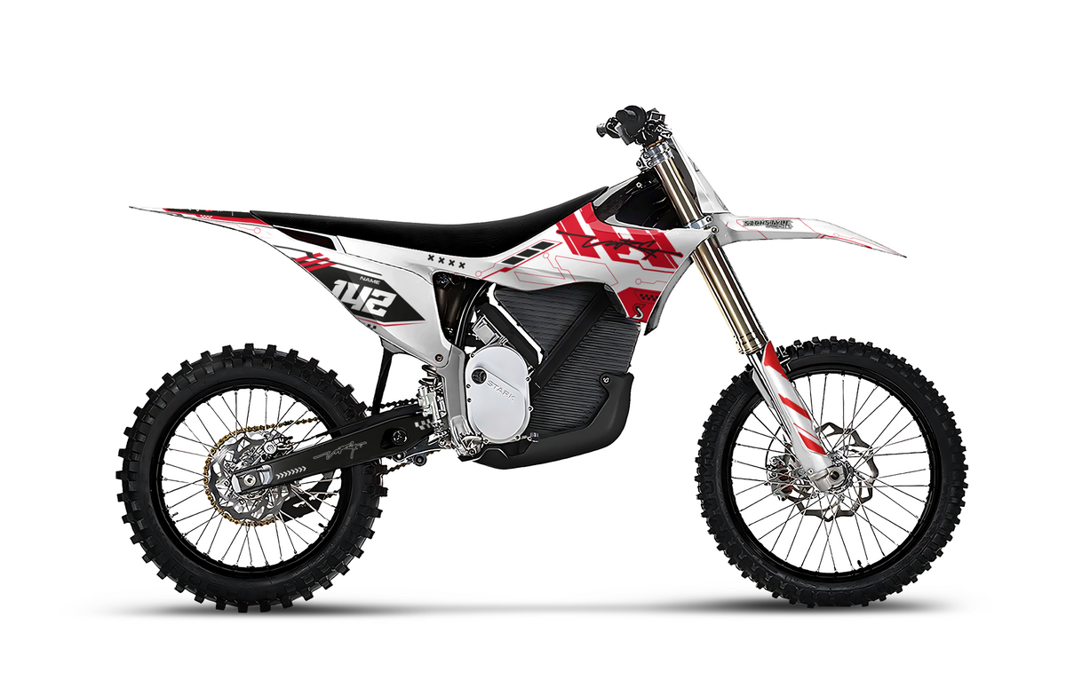 Motocross stickerset Sci-Fi voor Stark Varg EX, MX & SM