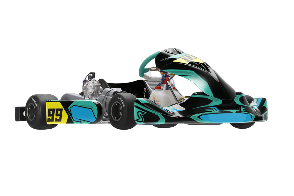 Kart stickerset Ghost Rider voor meerdere kartchassis