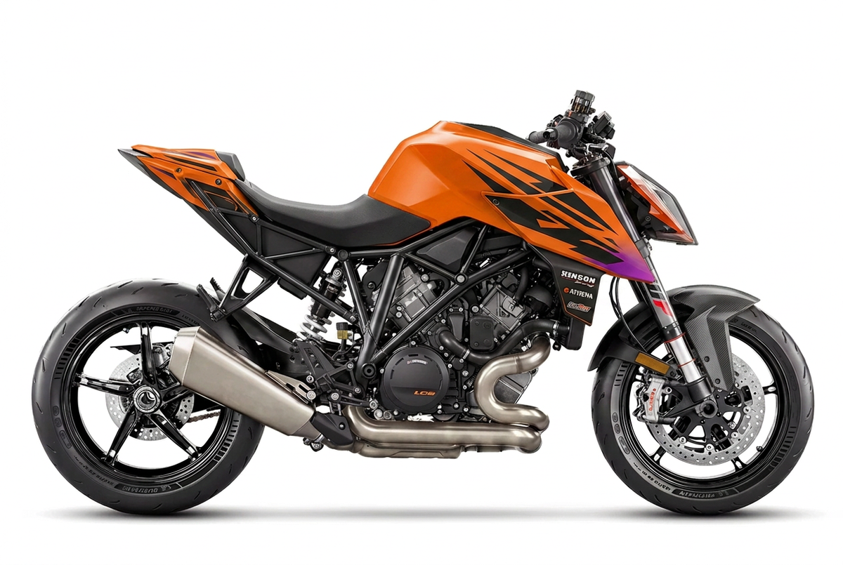 Street Graphics Retro Look – Graphics suitable for KTM Duke 1390